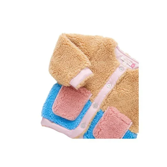 Pink Chicken Ruth Jacket in Camel Color Block - Picture 4 of 4